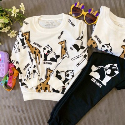 ست بلوز شلوار دخترانه پسرانه بچگانه راحتی بیرونی