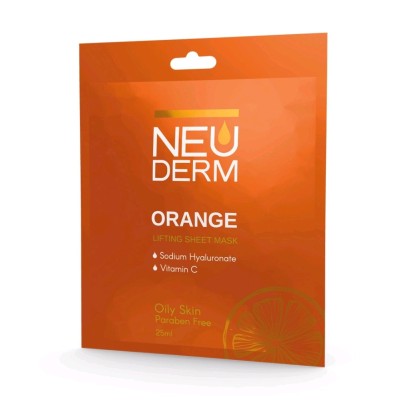 ماسک صورت ورقه ای پرتقال نئودرم