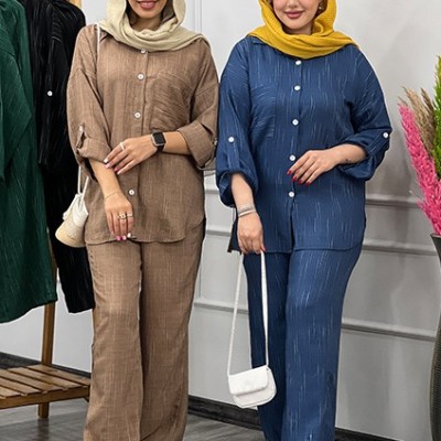 مانتو شلوار زنانه شانتون مدل ست شومیز شلوار زنانه