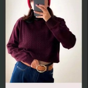 یقه اسکی بافت زنجیری