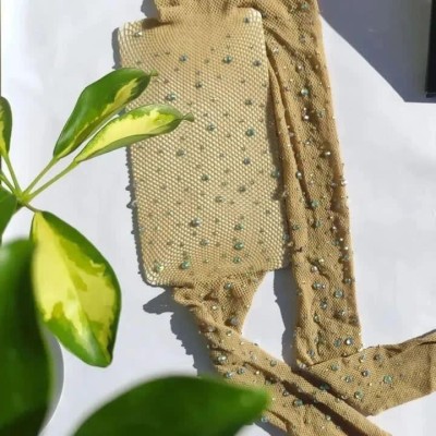 جوراب شلواری نگین دار-156810