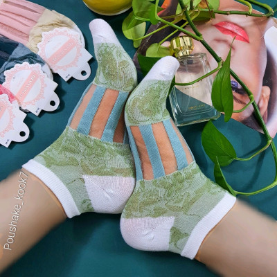 جوراب زنانه طرح شیشه ای-137128