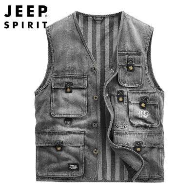 جلیقه جین مردانه برند جیپ