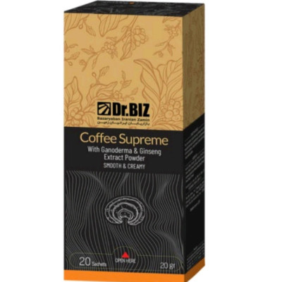 قهوه فوری سوپریم حاوی قارچ گانودرما دکتر بیز