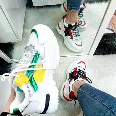 کتانی وارداتی لژ دار دخترانه ــزنانه کفی طبی