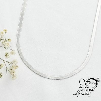 گردنبند ماری نقره 925 عیار کد 15958