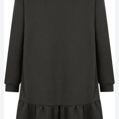 پیراهن زنانه پشمی esmara مدل کوتاه با دامن چین دار