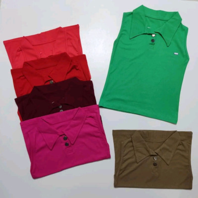 تاپ یقه دار کبریتی