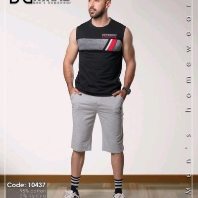 ست آستین حلقه ای و شلوارک برند هیراد