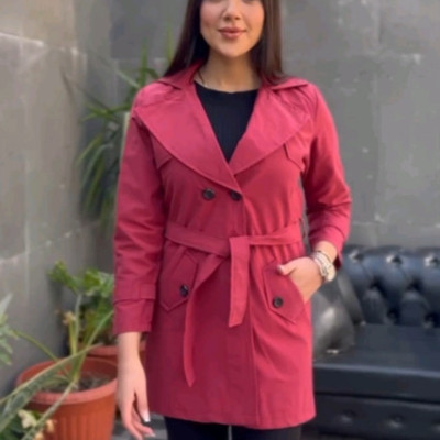 مانتو اسپرت زنانه کتان مدل چهاردکمه