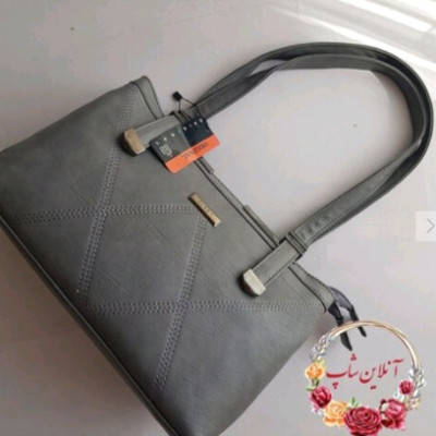 کیف طرح دار طوسی با مدل دستی و دوشی-138977