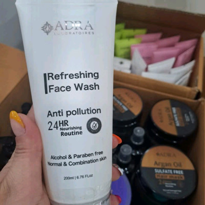 لابراتوار ژل شستشو صورت پوست نرمال و مختلط آدرا