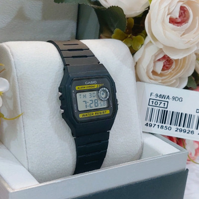 ساعت مچی مردانه کاسیو مشکی مدل F94w اصل