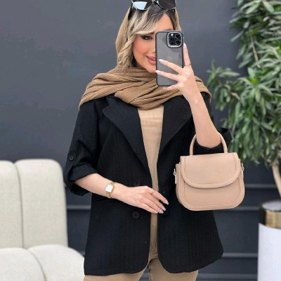 مانتو کتی زنانه لنین مدل ملین-145264