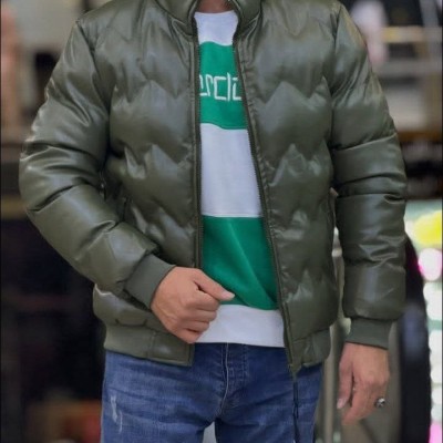 کاپشن چرم مردانه-149625