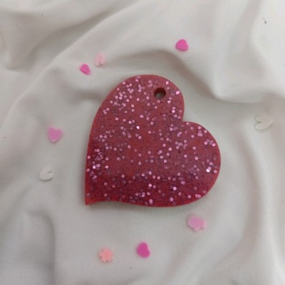 آویز جاکلیدی پین دار قلبی