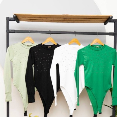 بادی زنانه نگین دار مجلسی