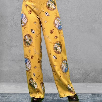 شلوار بگی کرپ بوگاتی زنانه