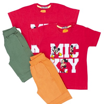 تیشرت شلوارک میکی موس سایز45،50 مناسب 3تا7 سال درpikmode