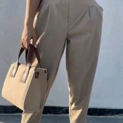 شلوار مام کتان کش