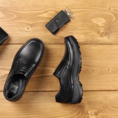 کفش چرم طبیعی فرزین مدل موناکو بدون بند