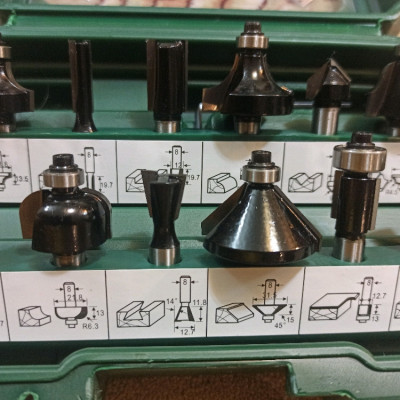 مجموعه 12 عددی تیغه اورفرز کلت 8 پارکساید آلمان-140100