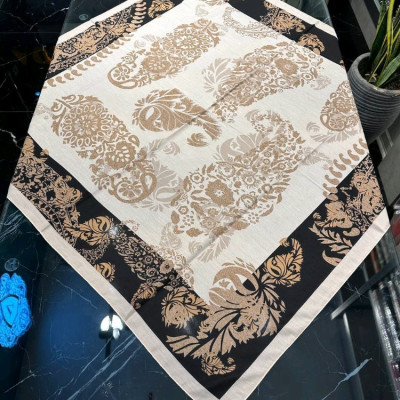 روسری نخی اعلا، قواره 130، کد 293-146201