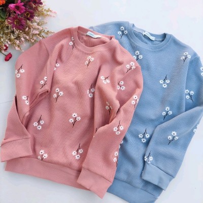 بلوز دخترانه اسپرت جنس کبریتی نرم و لطیف