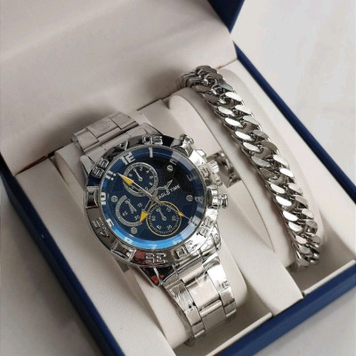 ست ساعت و دستبند مردانه-130890