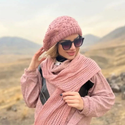 ست شال و کلاه برند BEST