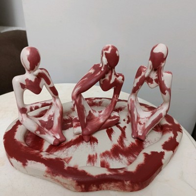 ست سینی دفرمه وسه متفکر