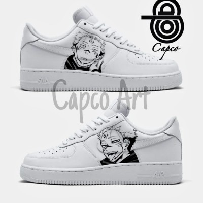 کفش کاستوم کتانی انیمه و مانگای جوجوتسو کایسن ، نایک ایرفورس-105080