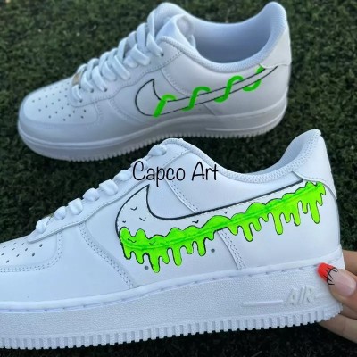 کتانی نایک ایرفورس طرح سبز نئونی-150360