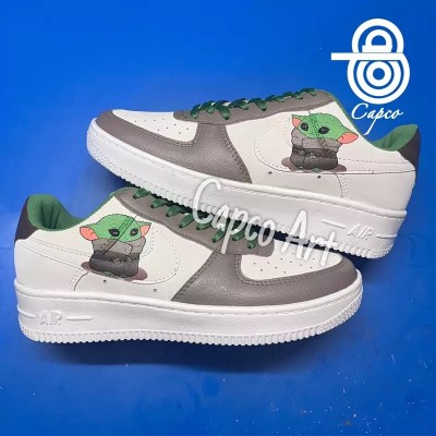 کتانی بیبی یودا جنگ ستارگان (استار وارز) مدل اسپرت زنانه و مردانه