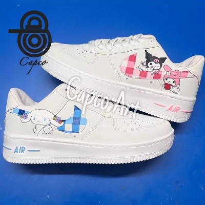 کتانی طرح کورومی و ملودی و سینامارول مدل نایک ایرفورس