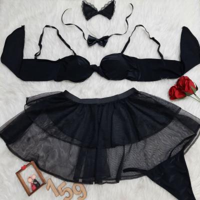 لباس خواب یا کاستوم خرگوشی با سوتین کاپ‌دار Delwin کد 159-155371