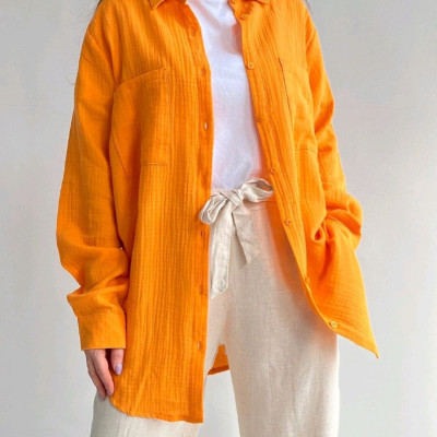 مانتو اسپرت زنانه لنین مدل شومیز مانتویی-141712