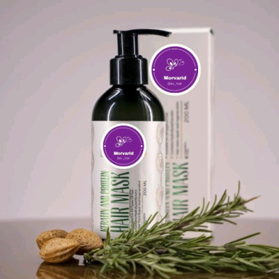 ماسک موی گیاهی کراتینه و پروتئینه داخل حمام