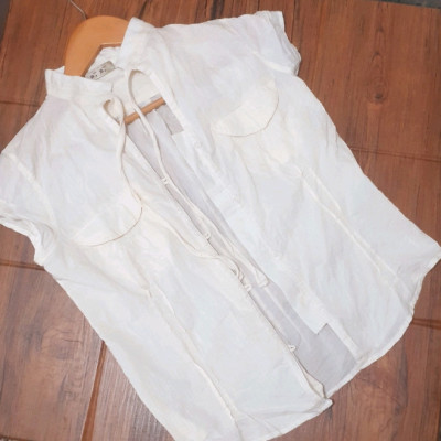 شومیز جلو دکمه تمام نخ مناسب 36تا40-141891