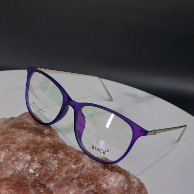 فریم عینک طبی زنانه دخترانه برند بیوک رنگ بنفش مات باصورتخوری زیبا-155295