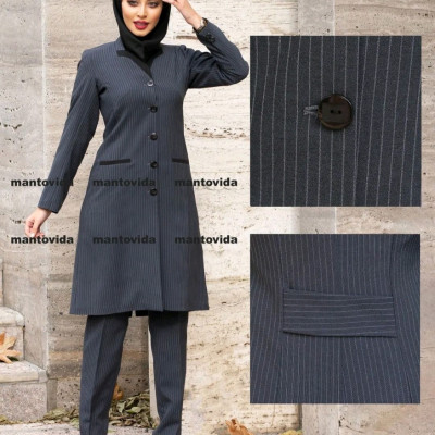مانتو شلوار اداری جنس پرشیا از سایز 38تا48