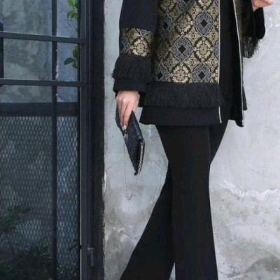 مانتو کتی زنانه کرپ مدل کت مانتویی ترانه