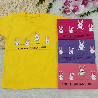 تیشرت نخ پنبه دخترونه سایز 50 و 55