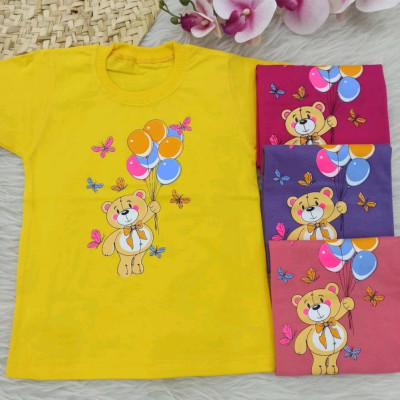 تیشرت دخترانه نخ پنبه