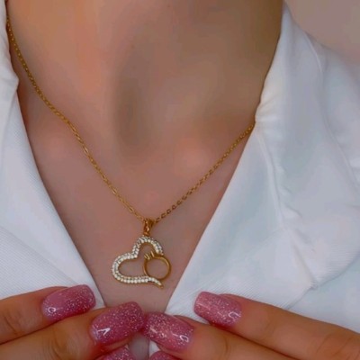 گردنبند قلب و حلقه