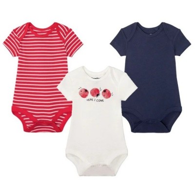 پک سه عددی بادی بچگانه برند آلمانی lupilu بادی لوپیلو زیر دکمه لوپیلو