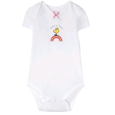 بادی بچگانه برند آلمانی lupilu سایز 2تا6 ماه رنگ سفید بادی لوپیلو