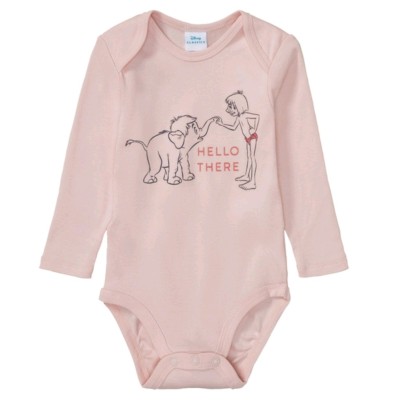 بادی بچگانه برند آلمانی Disney سایز 2تا6 ماه رنگ صورتی بادی دیزنی