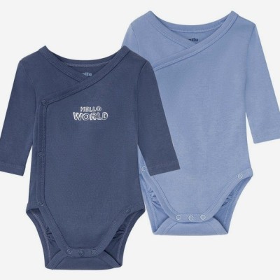 پک دو عددی بادی بچگانه برند آلمانی lupilu سایز 6تا12 ماه بادی لوپیلو