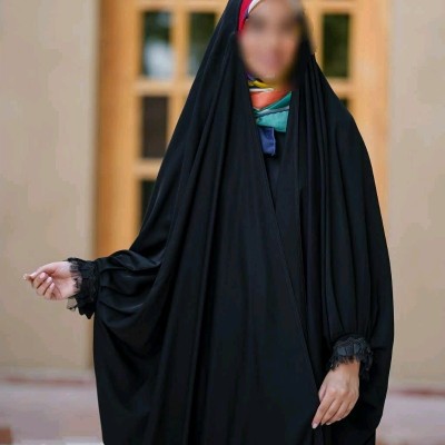 چادر جده پاپیونی تور دار کن کن